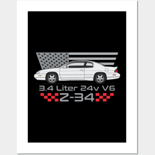 White Z34 Posters and Art